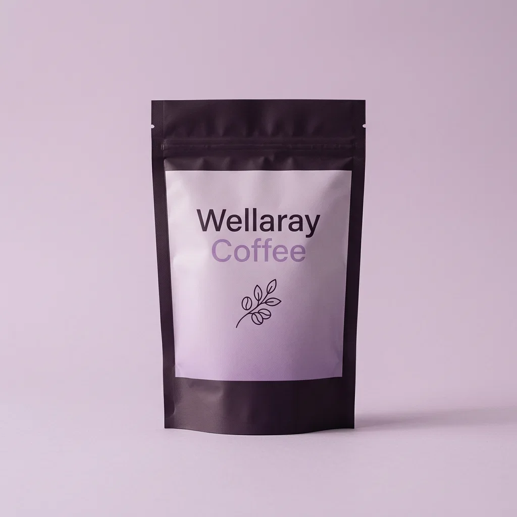 Wellaray Coffee Verpackung, Nahrungsergänzungsmittel als löslicher Kaffee-Extrakt